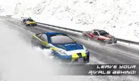 سباق ثلج الشتاء رالي السيارات Screen Shot 4
