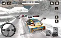 سباق ثلج الشتاء رالي السيارات Screen Shot 13