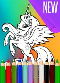 How To Color Little Pony game Screen Shot 3