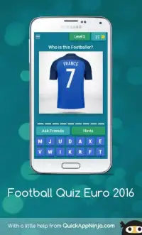 Football Quiz Euro 2016 Screen Shot 2