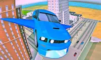 Futuristic Driving Flying Car Screen Shot 2