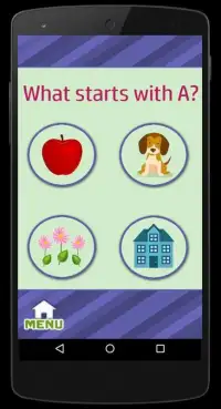 Learn ABC's - Flash Cards Game Screen Shot 0