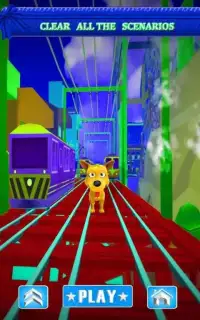 Subway Dog :endless run racing Screen Shot 3