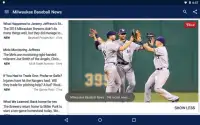 Milwaukee Baseball News Screen Shot 2