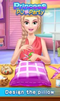Princess PJ Party Girls Games Screen Shot 3