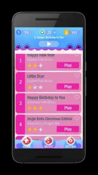 Piano Pink Tiles Screen Shot 3