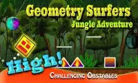 Geometry Surfers - Jungle Run Screen Shot 0