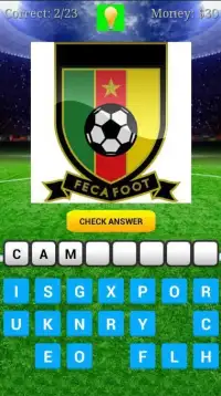 Football national teams Quiz Screen Shot 1