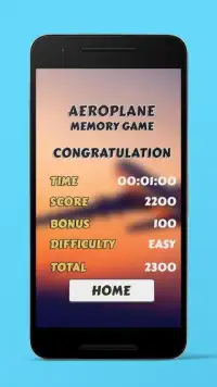 3D Aeroplane Theme Memory Game Screen Shot 1