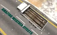 Snow Truck Wood Transporter 3D Screen Shot 4