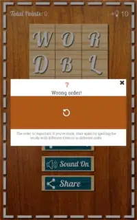 Word Block-Letter Brain Puzzle Screen Shot 4