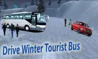 Зима Туристический Автобус Screen Shot 2
