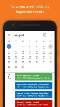 Rio Calendar 2016 (RioCal) Screen Shot 10