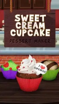 Sweet Cream Cupcake Maker Screen Shot 2