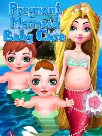 Pregnant Mermaid Baby Care Screen Shot 5