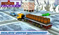 Winter Road Trucker Sim 3D Screen Shot 14