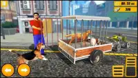 ATV Quad Bike Pet Transporter Driving - Dog Games Screen Shot 2