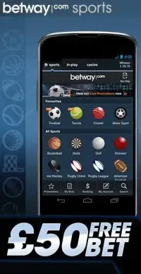 Betway.com Mobile Screen Shot 4