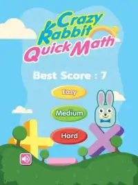 बच्चों के लिए खरगोश जल्दी गणित Screen Shot 2