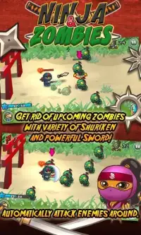 Ninja and Zombies Screen Shot 13