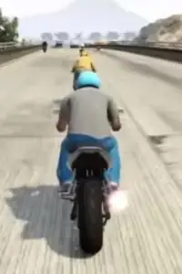 Moto DownTown Racing Screen Shot 2