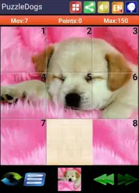 Sliding Puzzle Dogs & Puppies Screen Shot 4