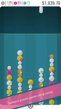 Coin Line - Solitaire Puzzle Screen Shot 4