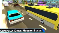 Modern City Tousrist Bus 3D Screen Shot 7