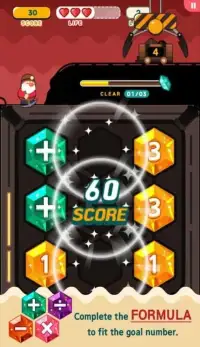 Mining number gems Screen Shot 2