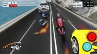 шоссе Moto быстрый гоночный Screen Shot 1