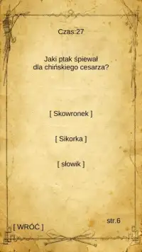 Quiz o Baśniach Andersena Screen Shot 1