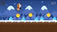 Tiny Snow Boy Dash Jump Blocks Screen Shot 1