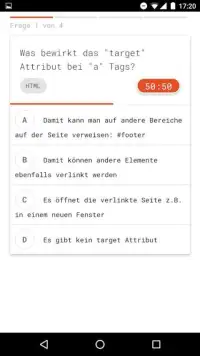 Webdev Quiz - Die Quiz-App! Screen Shot 1