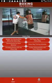 Boxing Training and Techniques Screen Shot 1