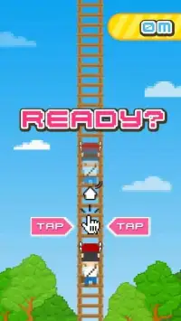 Pixel Flappy Man Climbing Screen Shot 3