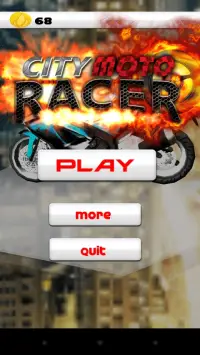 City Moto Racer Screen Shot 5