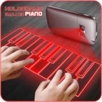 Hologram Piano 3D Simulated