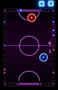 Glow Hockey Dash Screen Shot 1