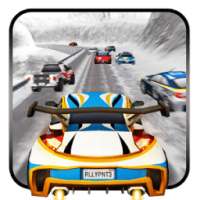 Winter Snow Car Rally Racing