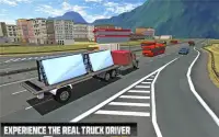 Transport Truck Водитель Glass Screen Shot 0