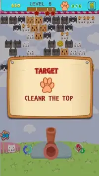 बिल्लियों युद्ध बुलबुला खेल Screen Shot 0