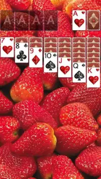 Solitaire Strawberry Theme Screen Shot 7