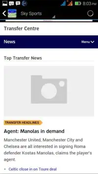 Football Transfer Updates Screen Shot 0