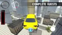 Futuristic Flying Taxi Driving Screen Shot 0