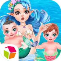 Mermaid Fairy Baby Caring
