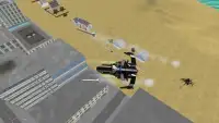 Flying Police Motorcycle Rider Screen Shot 1