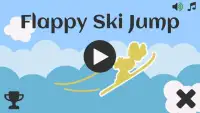 Flappy Ski Jump Screen Shot 2
