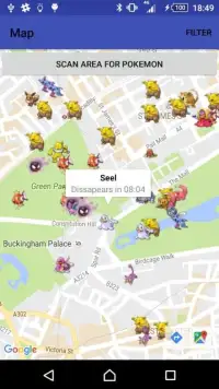 Poké Scanner-Radar for Pokémon Screen Shot 1