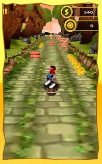 3D Jungle Runner : Racing Game Screen Shot 1