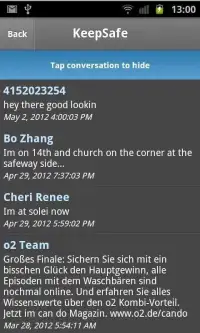 Hide SMS - private text vault Screen Shot 1